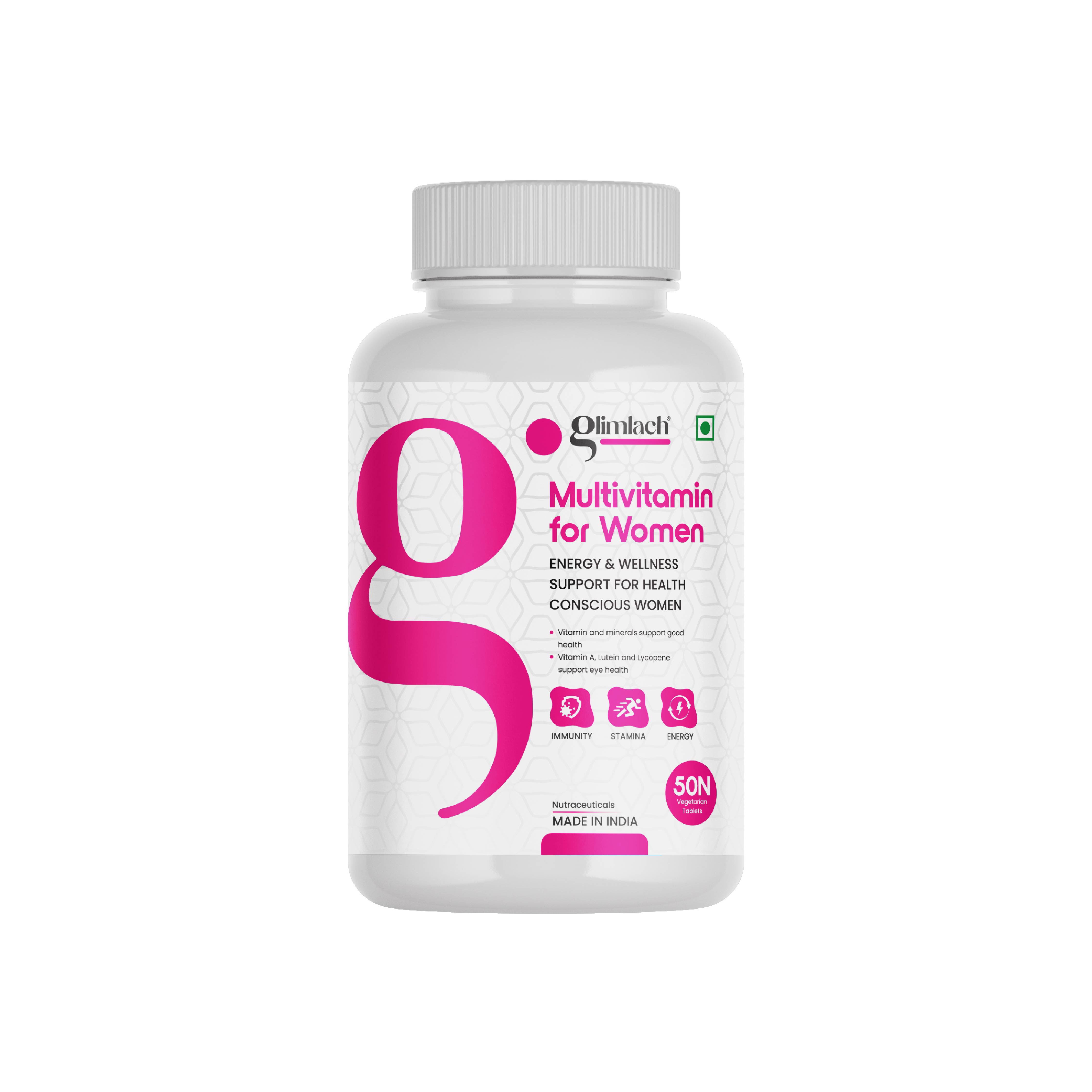 Glimlach Multivitamin for Women — 50N Tablets