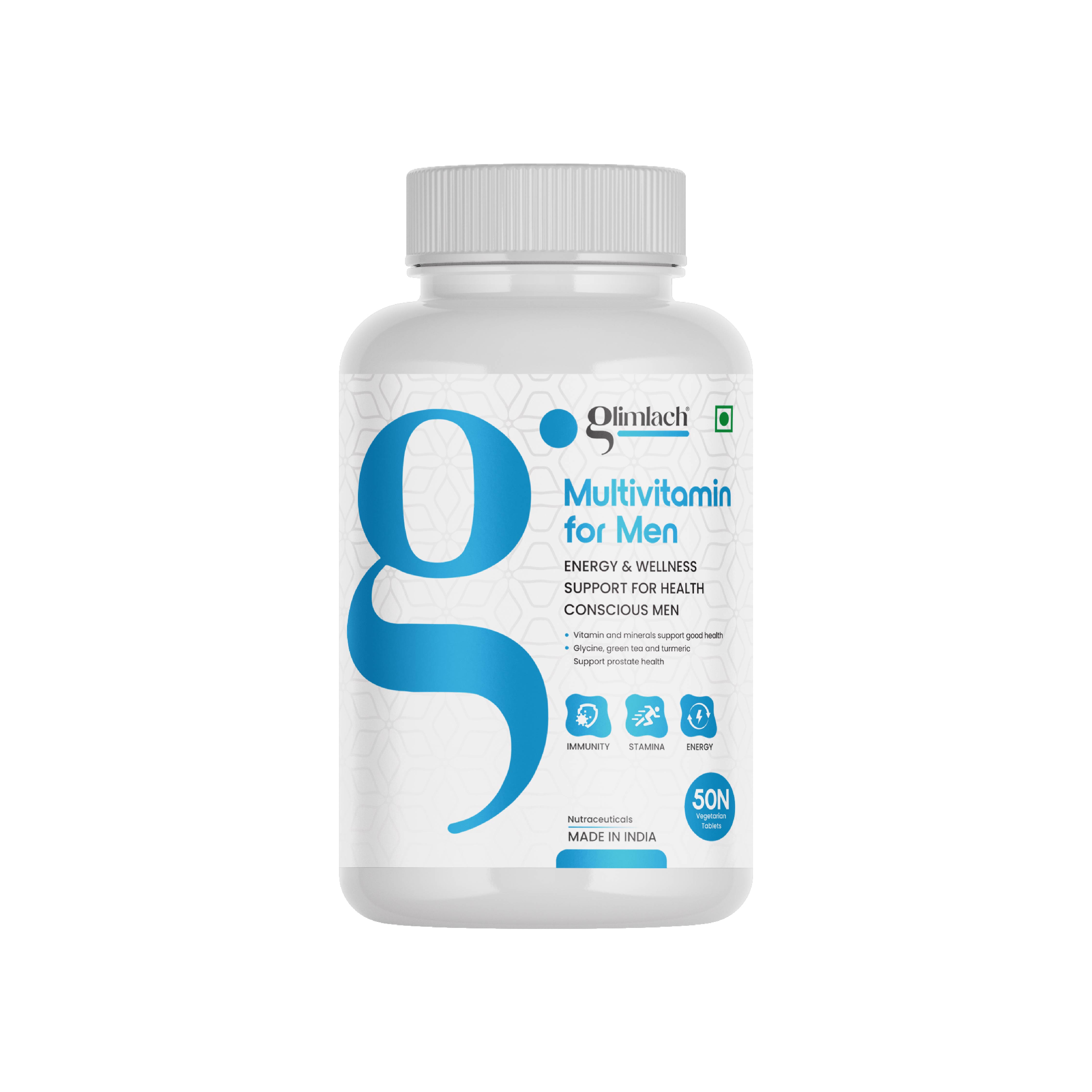 Glimlach Multivitamin for Men — 50N Tablets