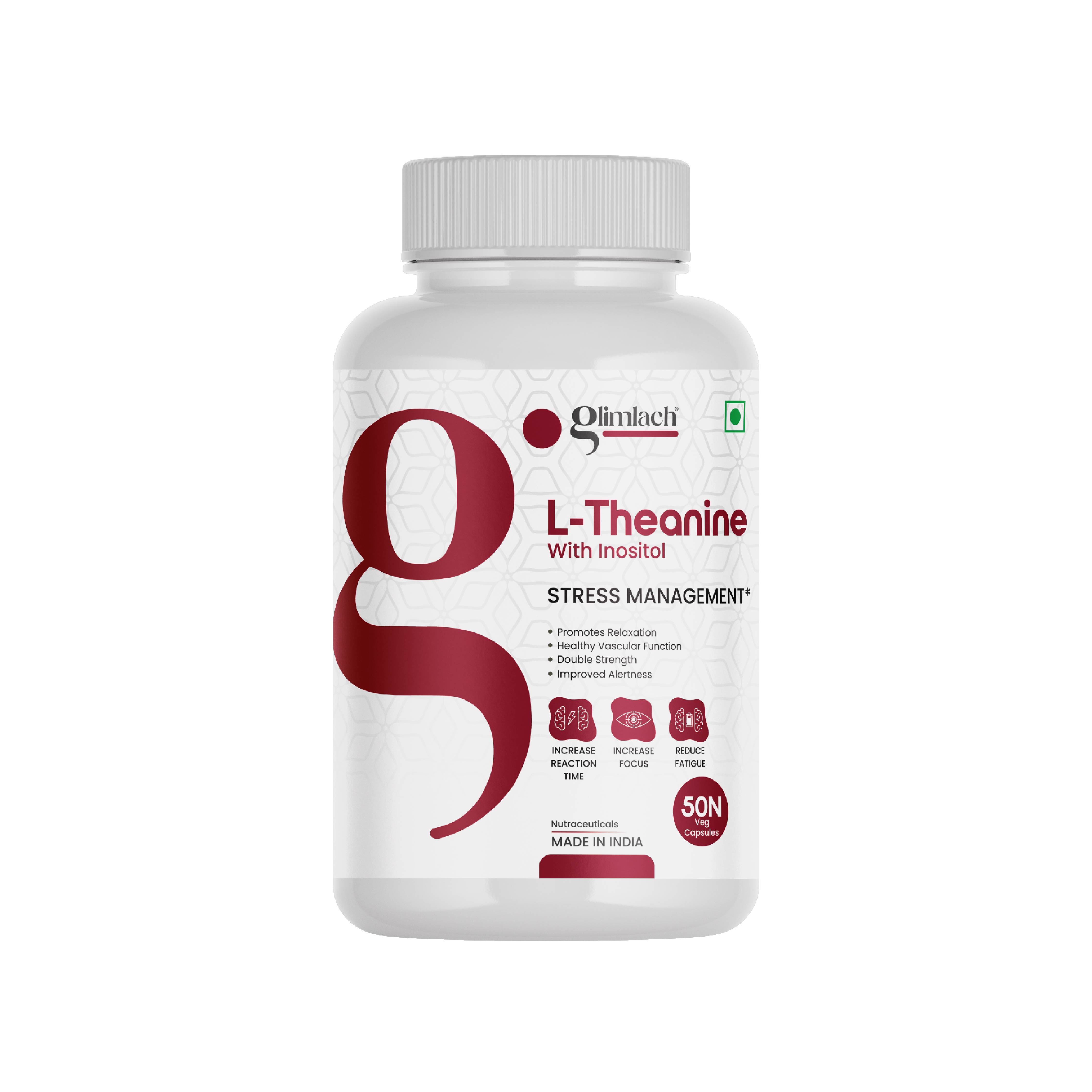 Glimlach L-Theanine — 50 Capsules